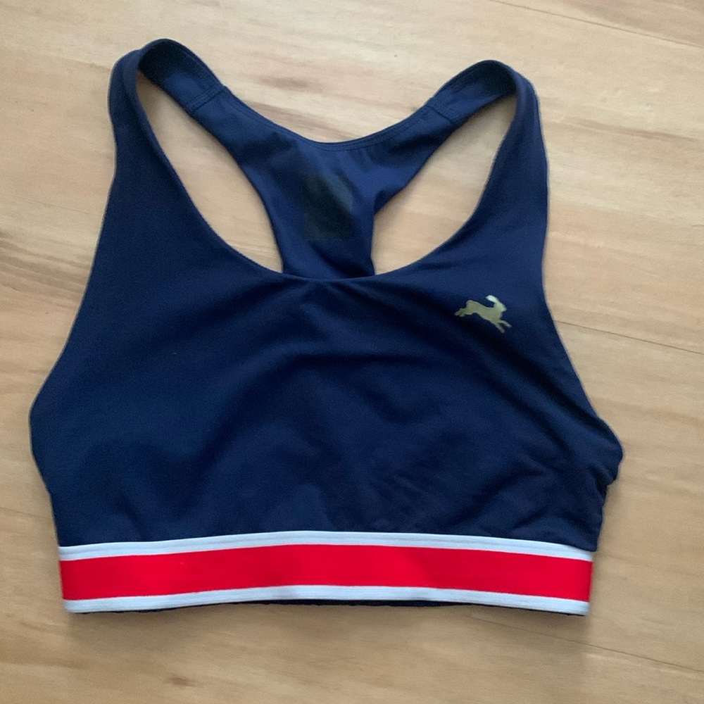 Tracksmith Run Bra, Navy, Size Small
